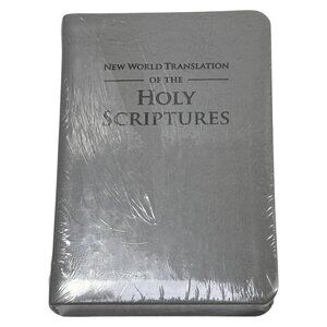 Bible New World Translation of the Holy Scriptures Book New Sealed Grey